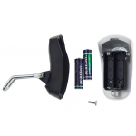 Predné svetlo na bicykel Vellberg Trinity strieborné